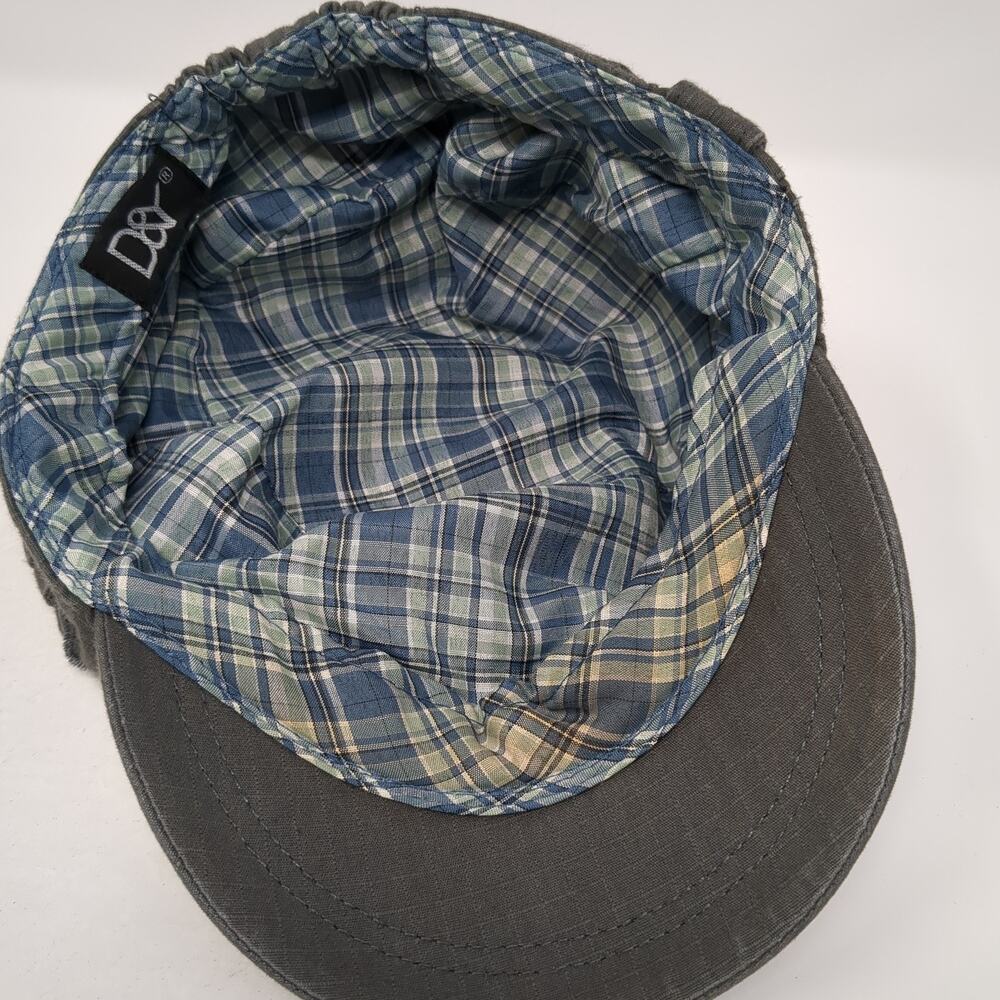 D&Y Fitted Cadet Army Cap Hat Solid Gray One Size… - image 7
